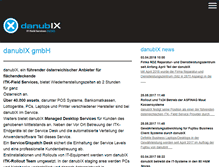 Tablet Screenshot of danubix.com